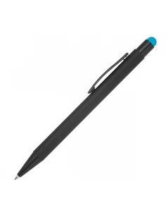 Długopis metalowy touch pen soft touch OHARA – turkusowy 2