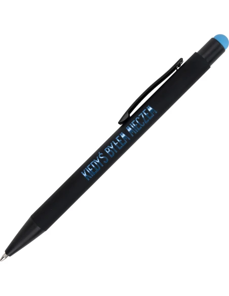 Długopis metalowy touch pen soft touch OHARA – jasnoniebieski