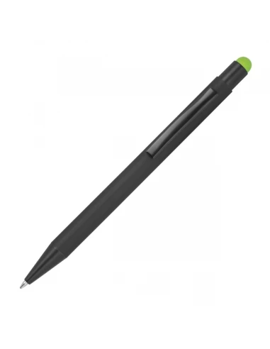 Długopis metalowy touch pen soft touch OHARA – jasnozielony