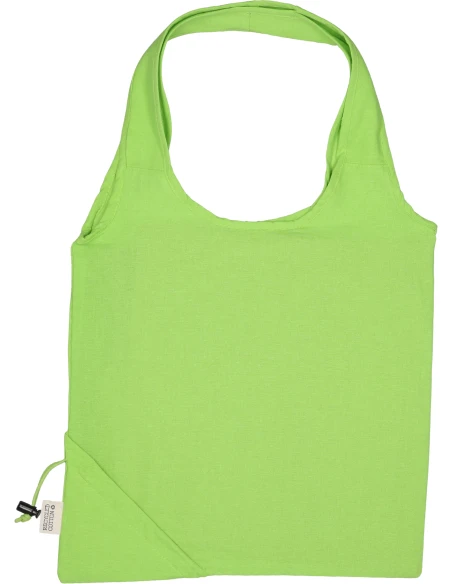 Torba bawełniana z recyklingu 118 g/m2 MODENA – jasnozielony