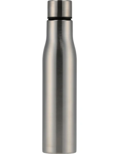 Butelka stalowa z recyklingu DALLAS 900 ml – szary