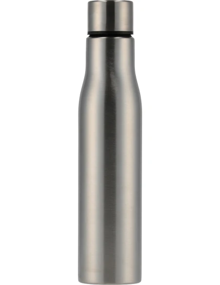 Butelka stalowa z recyklingu DALLAS 900 ml – szary