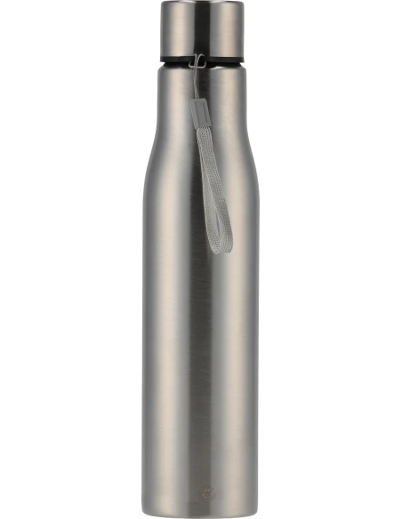 Butelka stalowa z recyklingu DALLAS 900 ml – szary