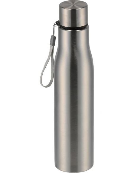 Butelka stalowa z recyklingu DALLAS 900 ml – szary