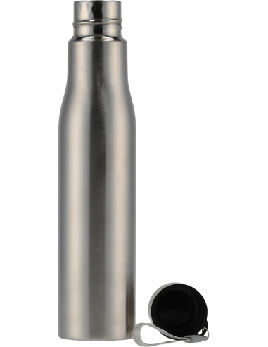 Butelka stalowa z recyklingu DALLAS 900 ml – szary