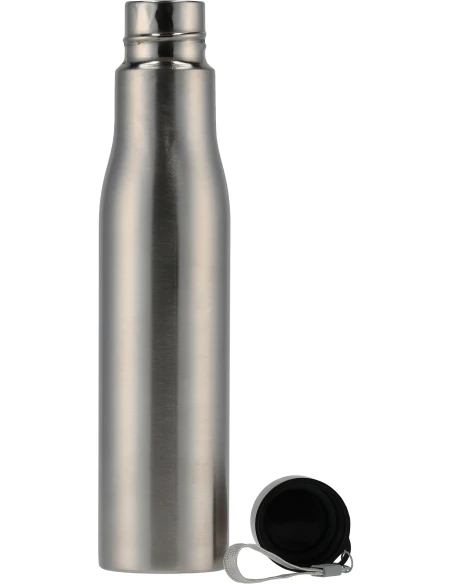Butelka stalowa z recyklingu DALLAS 900 ml – szary