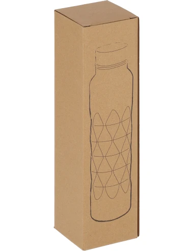Butelka stalowa z recyklingu DENIZIL 1000 ml – szary