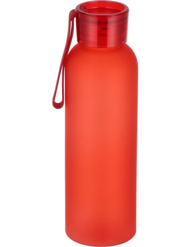 Butelka PET soft touch READING 550 ml – czerwony