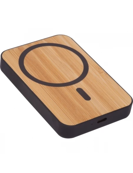 Power bank bezprzewodowy 5000 mAh CAIRO – beżowy
