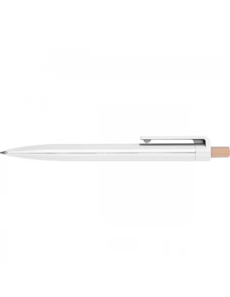 Długopis plastikowy ABS z recyklingu BOA VISTA – biały