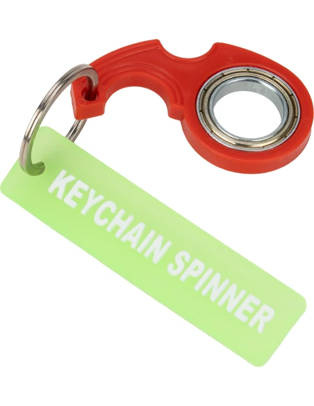 Brelok do kluczy Spinner – czerwony