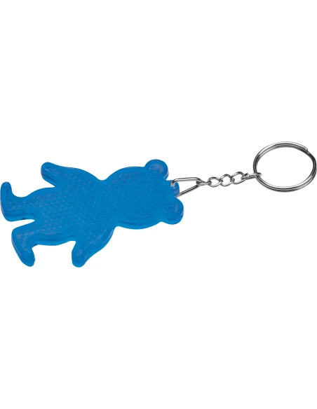 Brelok odblaskowy BEAR – niebieski