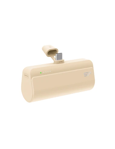 Power bank QD50 5000 mAh Silicon Power – beżowy