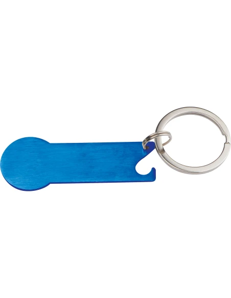Brelok metalowy otwieracz do butelek STICKIT – niebieski