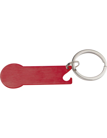 Brelok metalowy otwieracz do butelek STICKIT – czerwony
