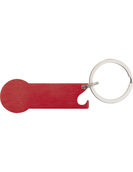 Brelok metalowy otwieracz do butelek STICKIT – czerwony