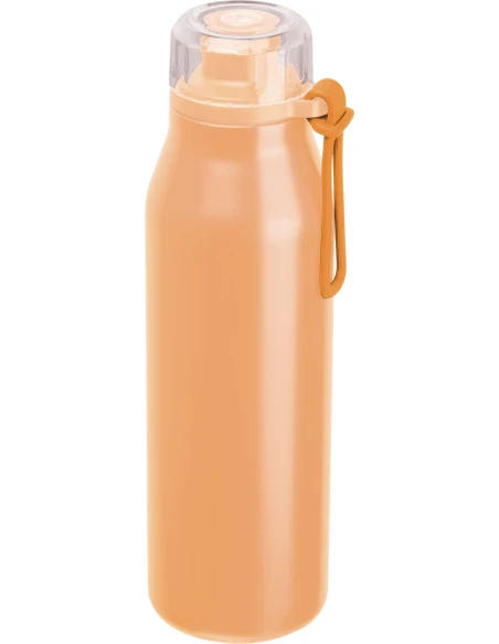 Butelka termiczna stalowa z recyklingu GRAND HAVEN MoLu 640 ml – pomarańczowy