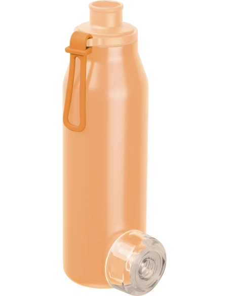 Butelka termiczna stalowa z recyklingu GRAND HAVEN MoLu 640 ml – pomarańczowy