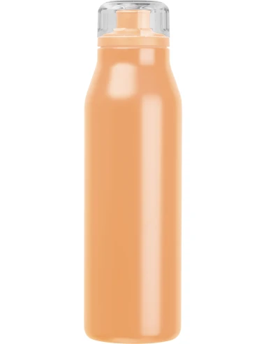 Butelka termiczna stalowa z recyklingu GRAND HAVEN MoLu 640 ml – pomarańczowy