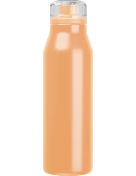 Butelka termiczna stalowa z recyklingu GRAND HAVEN MoLu 640 ml – pomarańczowy