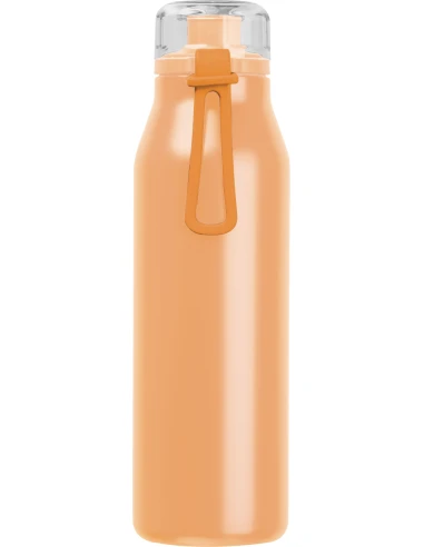 Butelka termiczna stalowa z recyklingu GRAND HAVEN MoLu 640 ml – pomarańczowy