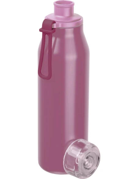 Butelka termiczna stalowa z recyklingu GRAND HAVEN MoLu 640 ml – różowy