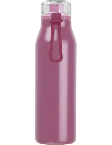 Butelka termiczna stalowa z recyklingu GRAND HAVEN MoLu 640 ml – różowy