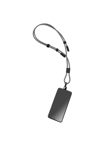Smycz do telefonu z kablem AUDREY Pierre Cardin – czarny