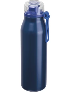 Butelka termiczna stalowa z recyklingu GRAND HAVEN MoLu 640 ml – granatowy 2