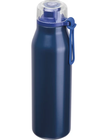 Butelka termiczna stalowa z recyklingu GRAND HAVEN MoLu 640 ml – granatowy