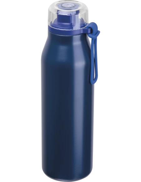 Butelka termiczna stalowa z recyklingu GRAND HAVEN MoLu 640 ml – granatowy