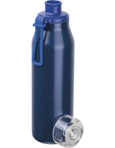Butelka termiczna stalowa z recyklingu GRAND HAVEN MoLu 640 ml – granatowy
