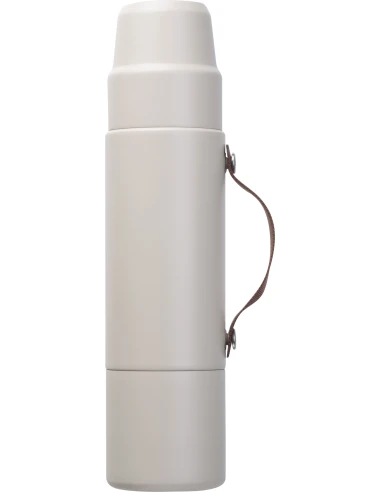 Termos stalowy z recyklingu LE BOURGET MoLu 1000 ml – beżowy