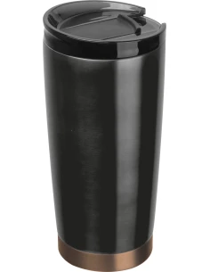 Kubek termiczny stalowy z recyklingu LA LOUVIERE MoLu 540 ml – czarny 2