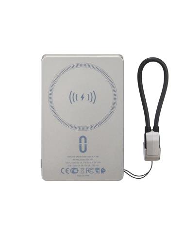 Power Bank Magsafe indukcyjny 15W VA2616 5000 mAh RIVACASE – szary