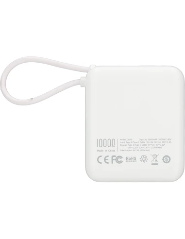 Power Bank 10000 mAh Fast Charge 22,5 W – biały