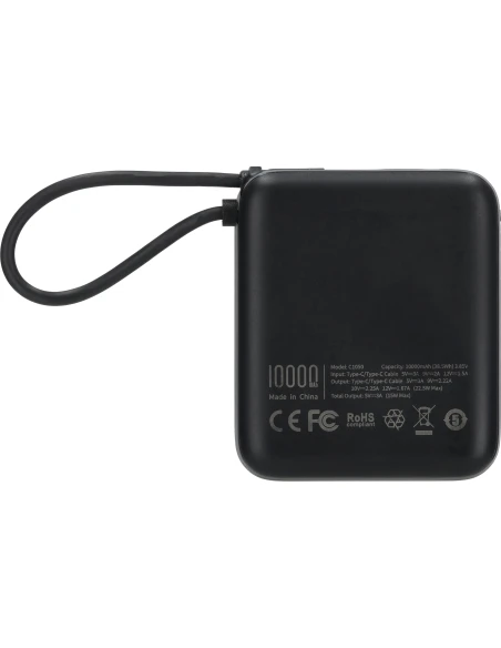 Power Bank 10000 mAh Fast Charge 22,5 W – czarny