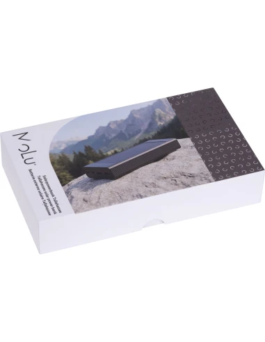 Power bank solarny 20 000 mAh TALLAHASSEE MoLu – czarny