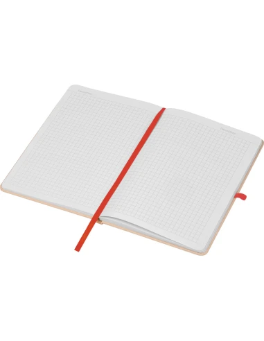 Notes A5 w kratkę SUZANO – czerwony