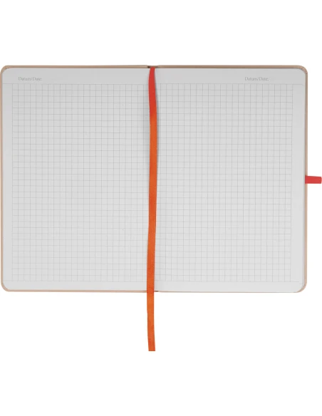 Notes A5 w kratkę SUZANO – czerwony