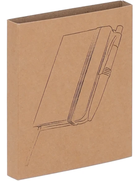 Notes A7 z długopisem SAN ANTONIO – czarny