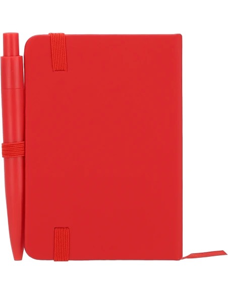 Notes A7 z długopisem SAN ANTONIO – czerwony