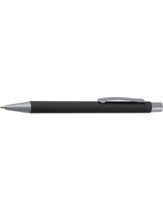 Długopis aluminiowy soft-touch ROCKFORD – czarny