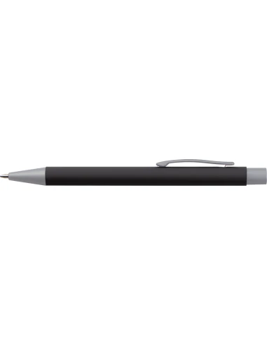 Długopis aluminiowy soft-touch ROCKFORD – czarny