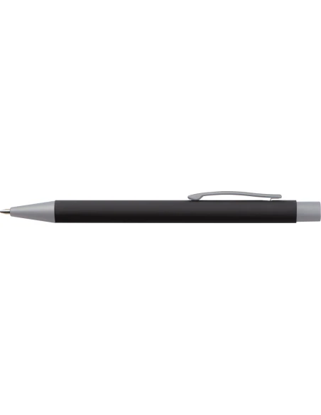 Długopis aluminiowy soft-touch ROCKFORD – czarny