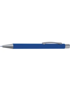 Długopis aluminiowy soft-touch ROCKFORD – niebieski