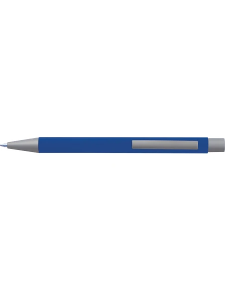 Długopis aluminiowy soft-touch ROCKFORD – niebieski