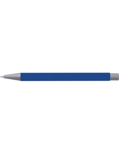 Długopis aluminiowy soft-touch ROCKFORD – niebieski