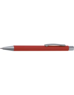 Długopis aluminiowy soft-touch ROCKFORD – czerwony