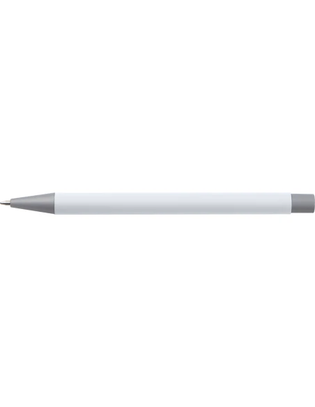 Długopis aluminiowy soft-touch ROCKFORD – biały
